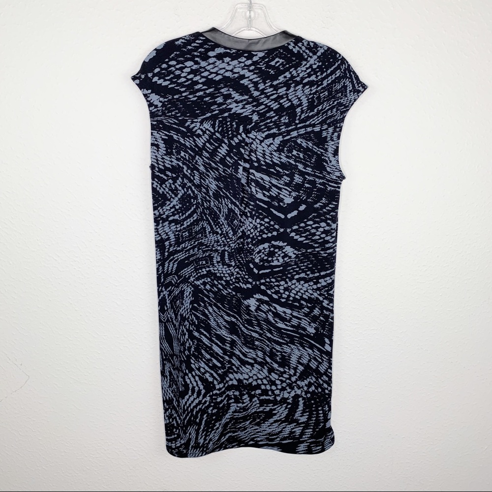 BR Snakeskin Leather Collar Dress E42 - Picture 2 of 5